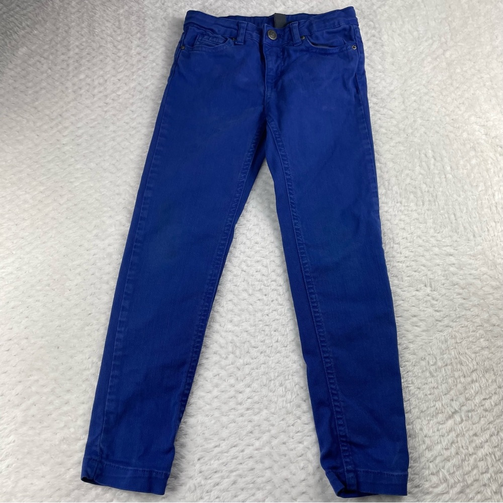 💖5/$25 Zara Kids Blue Stretch Adjustable Waist Size 4-5 Years